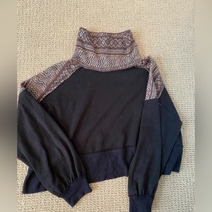 Free People aztec turtleneck